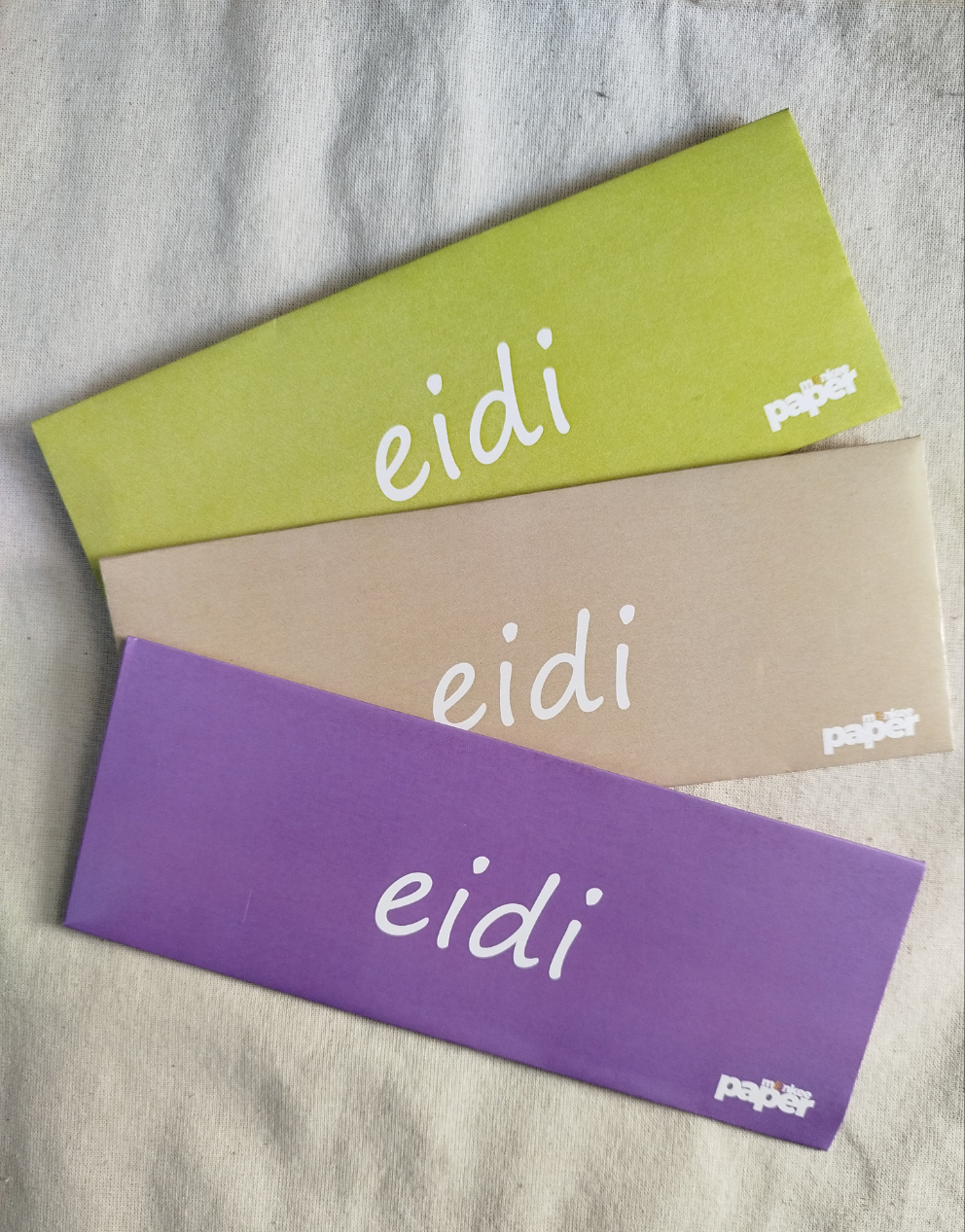 Pastel Hues Eidi Envelopes