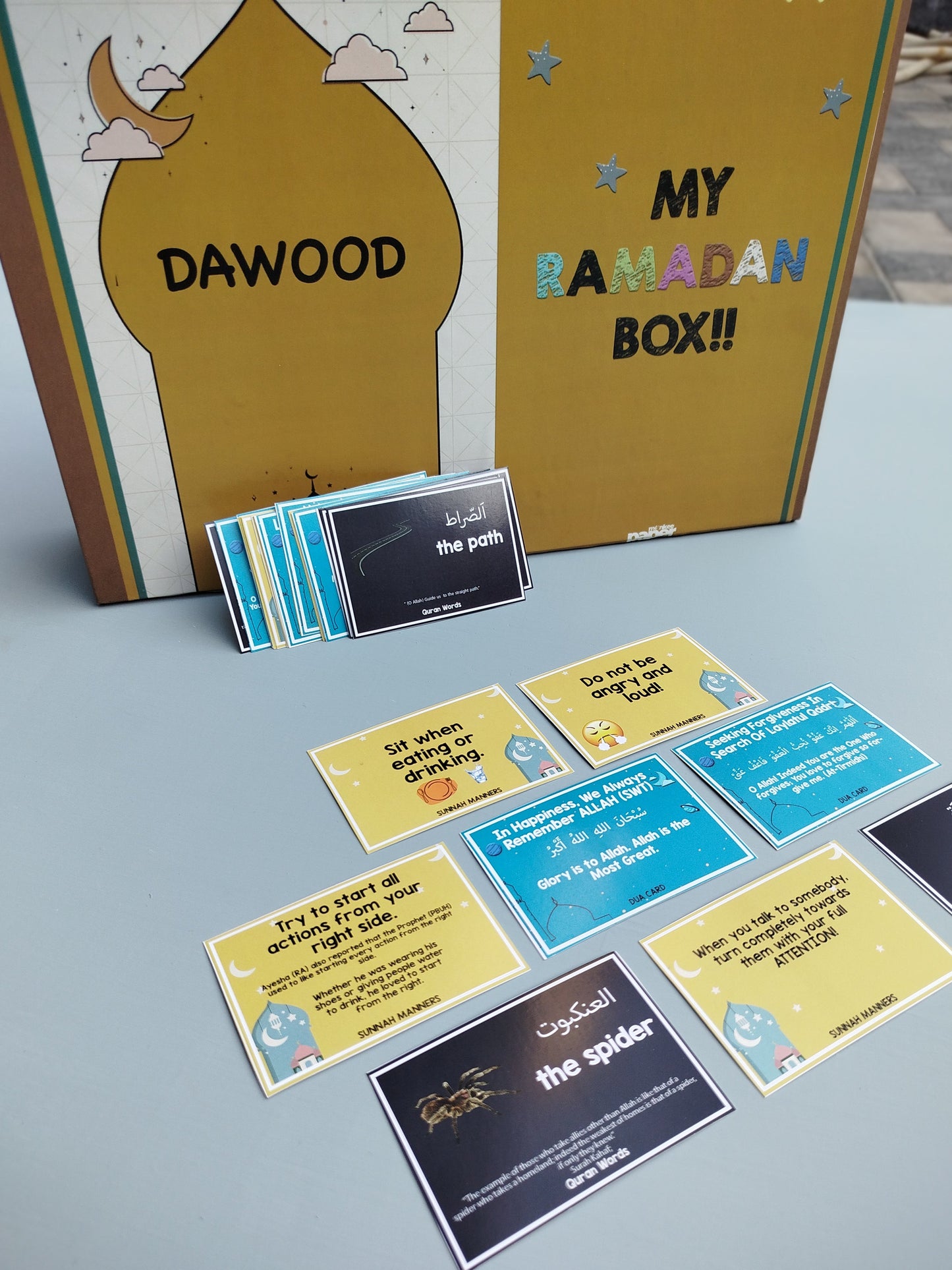 30 Day Ramadan Sunnah, Dua, and Quran Words Cards