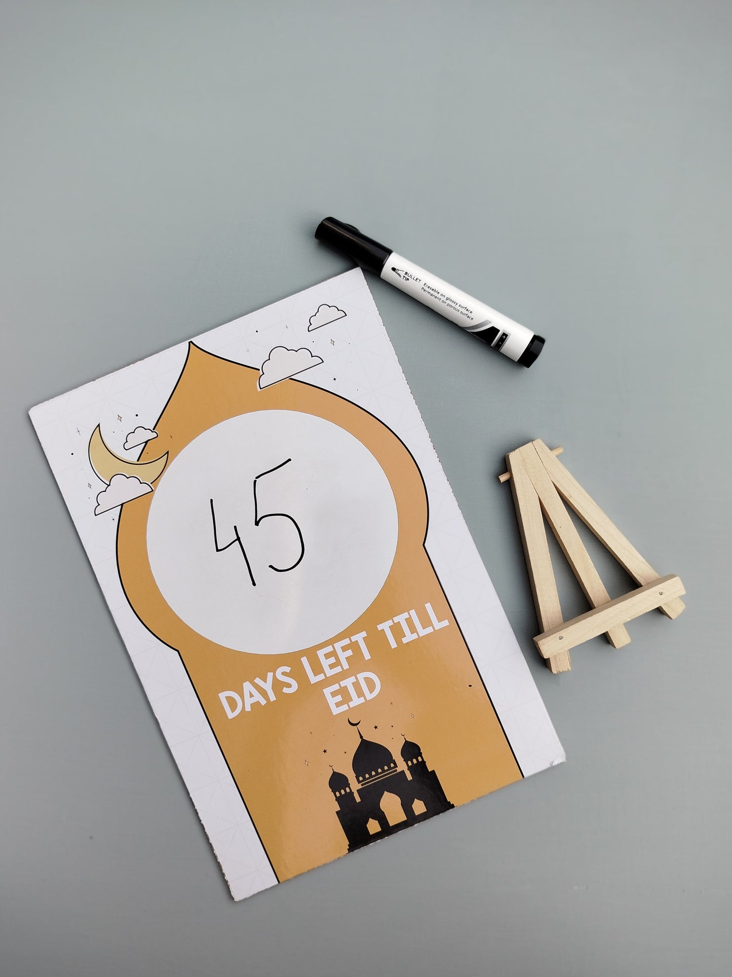 "Days Left Till Eid" Countdown Board