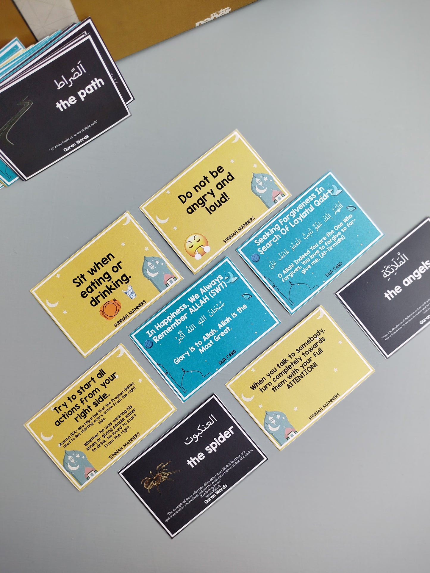 30 Day Ramadan Sunnah, Dua, and Quran Words Cards