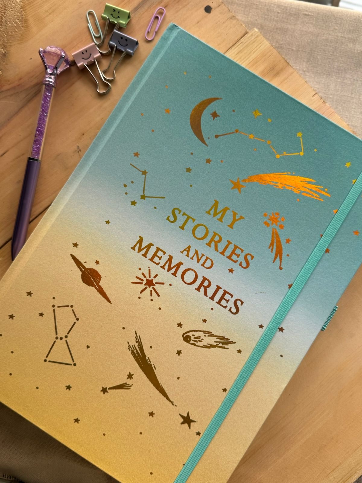 "My Stories and Memories" A4 Notebook