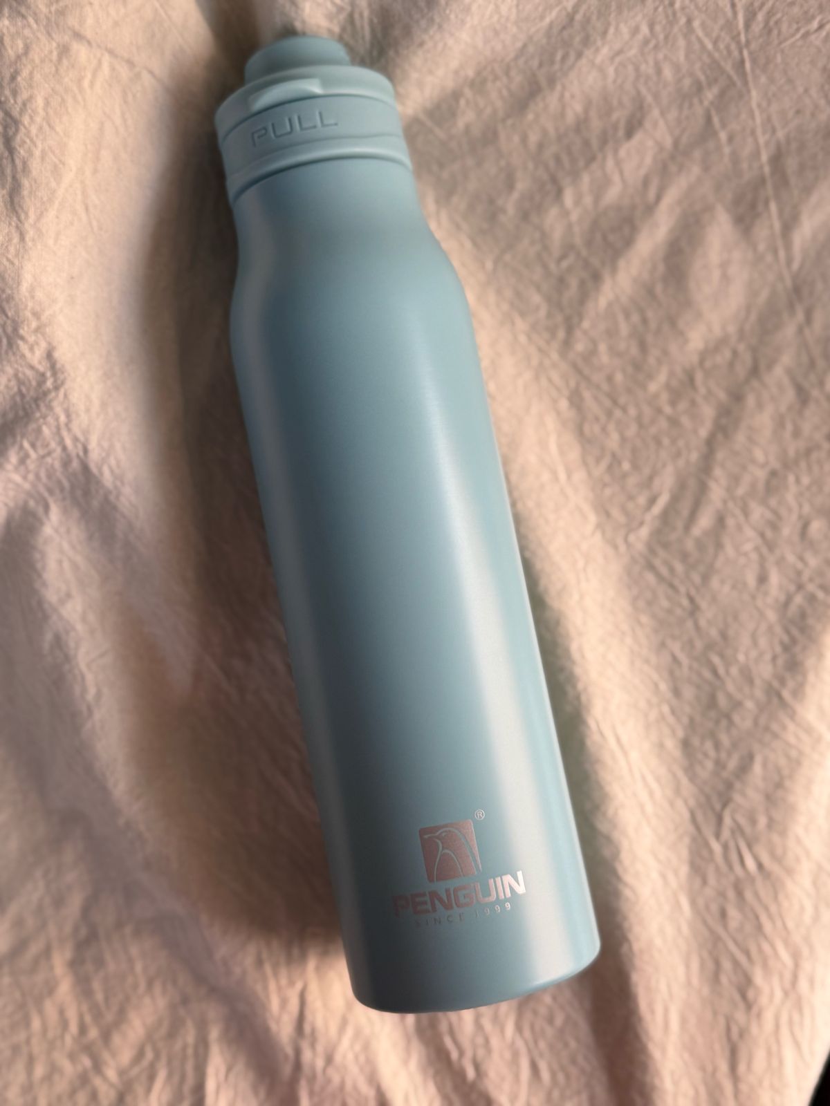Cool Blue Stainless Steel Flask