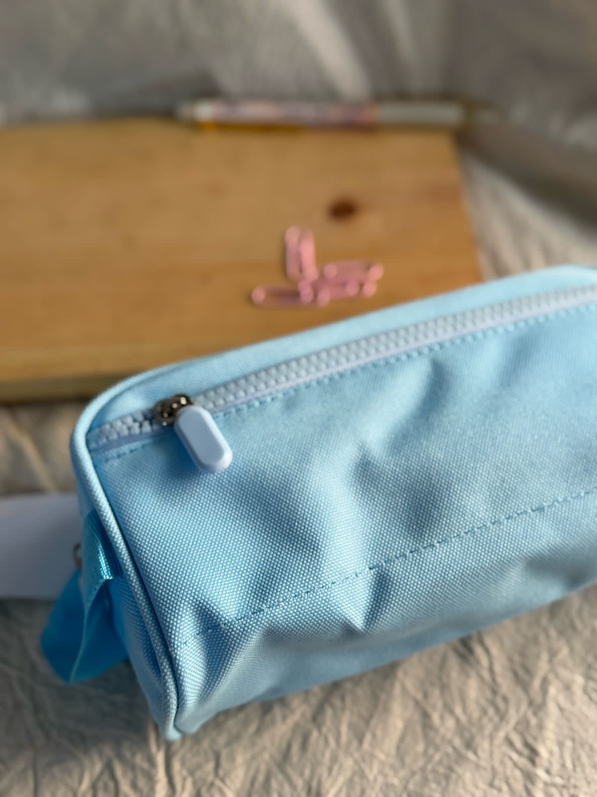 Chunky Pastel Pouch โ Soft Shades, Serious Storage