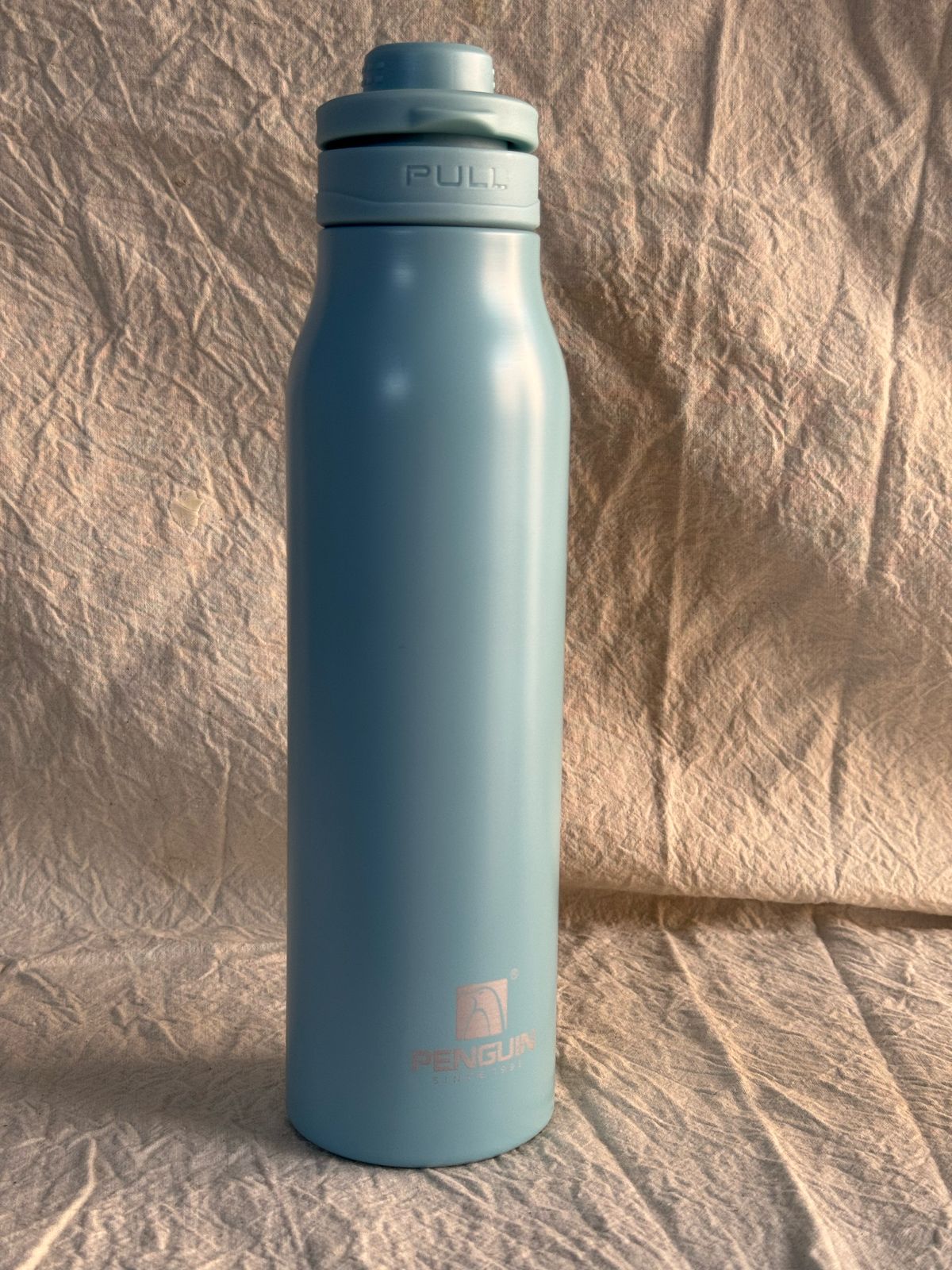 Cool Blue Stainless Steel Flask