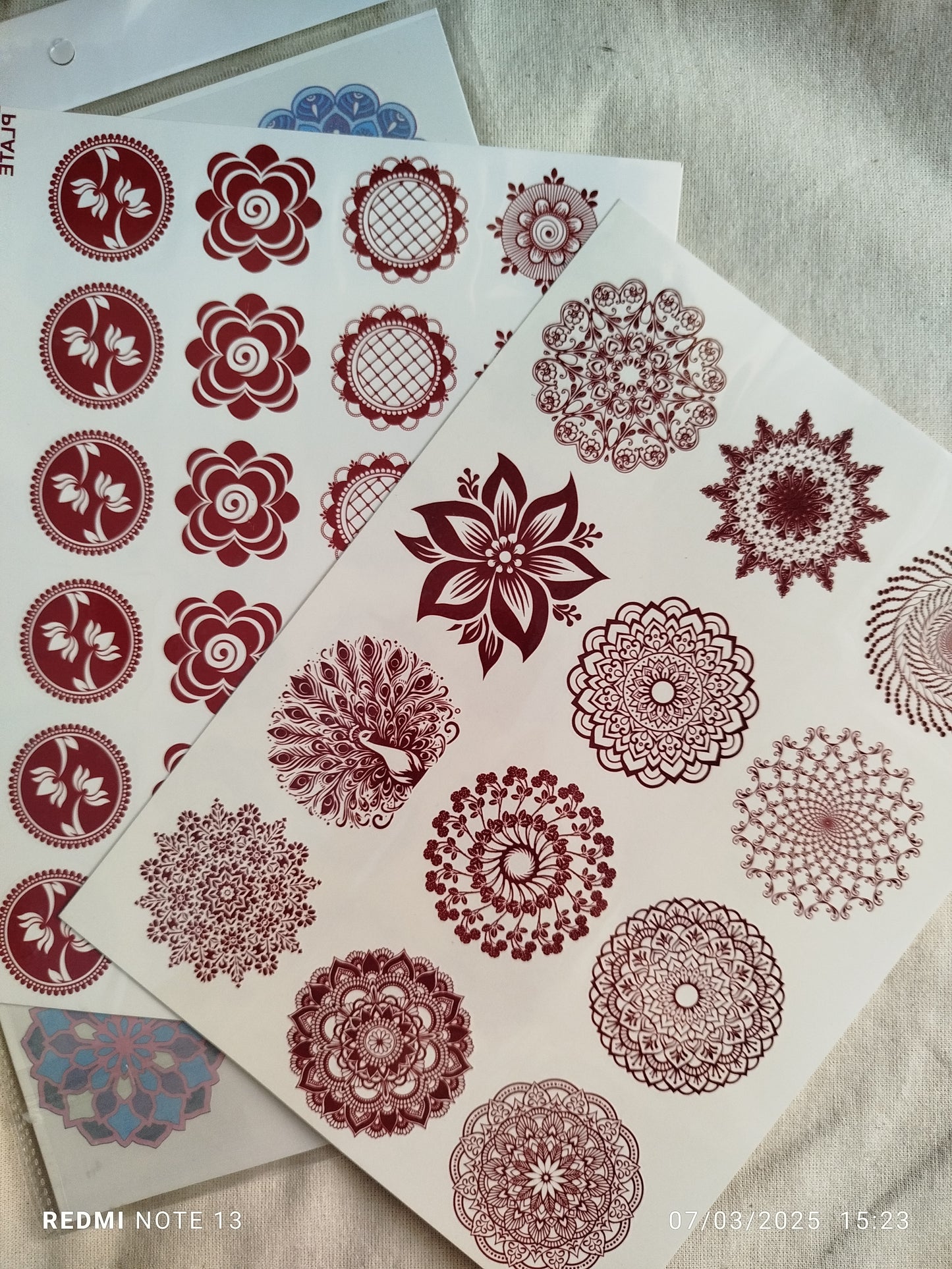 Mehndi (henna)Stickers