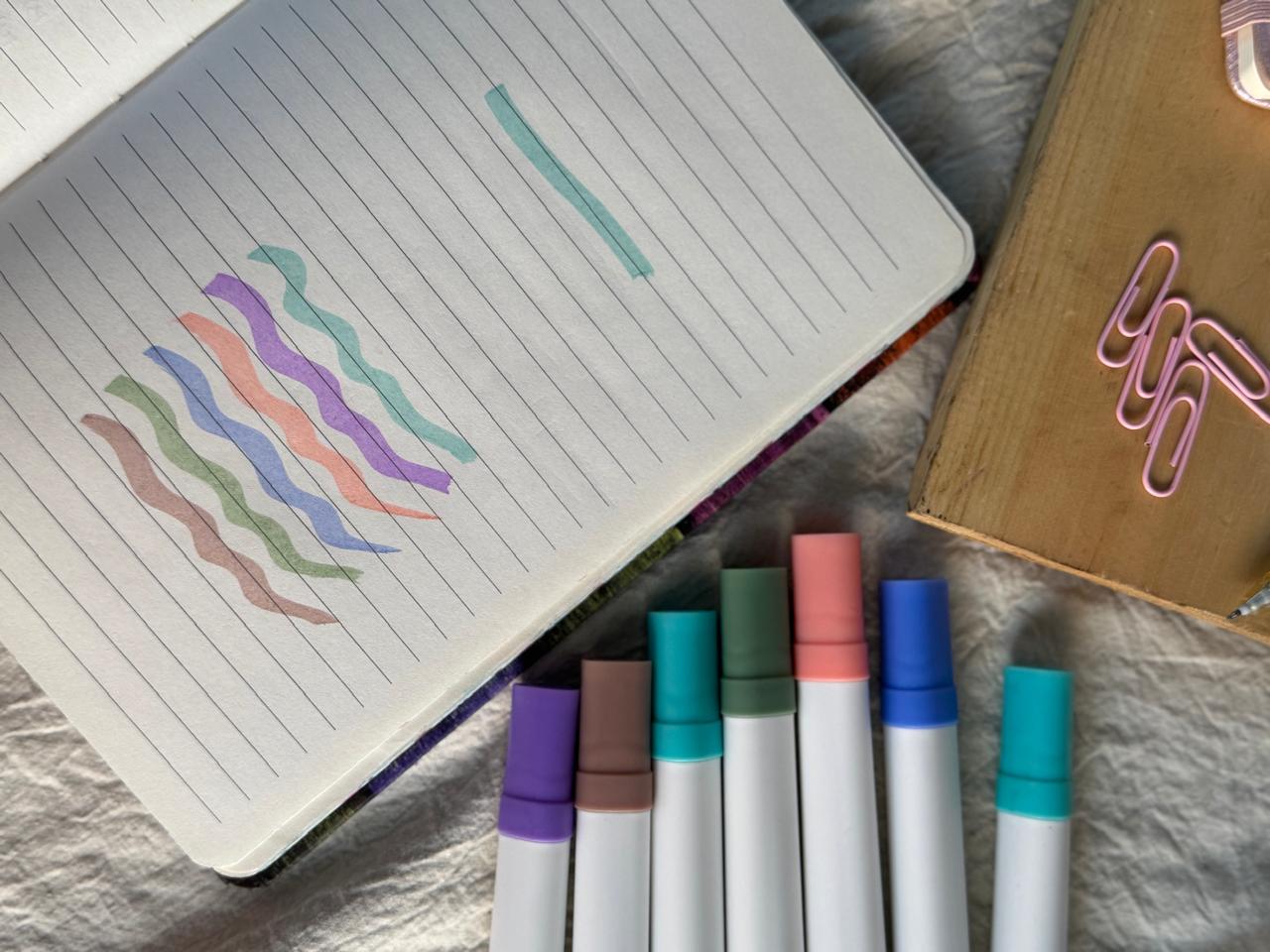 Pastel Highlighter Set-Pack of 6 Soft Hues