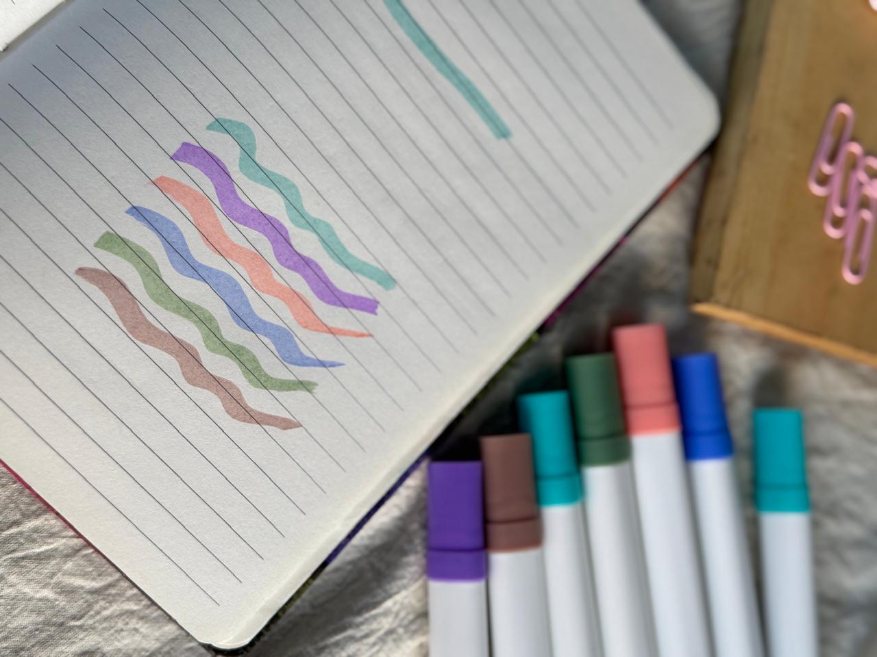 Pastel Highlighter Set-Pack of 6 Soft Hues