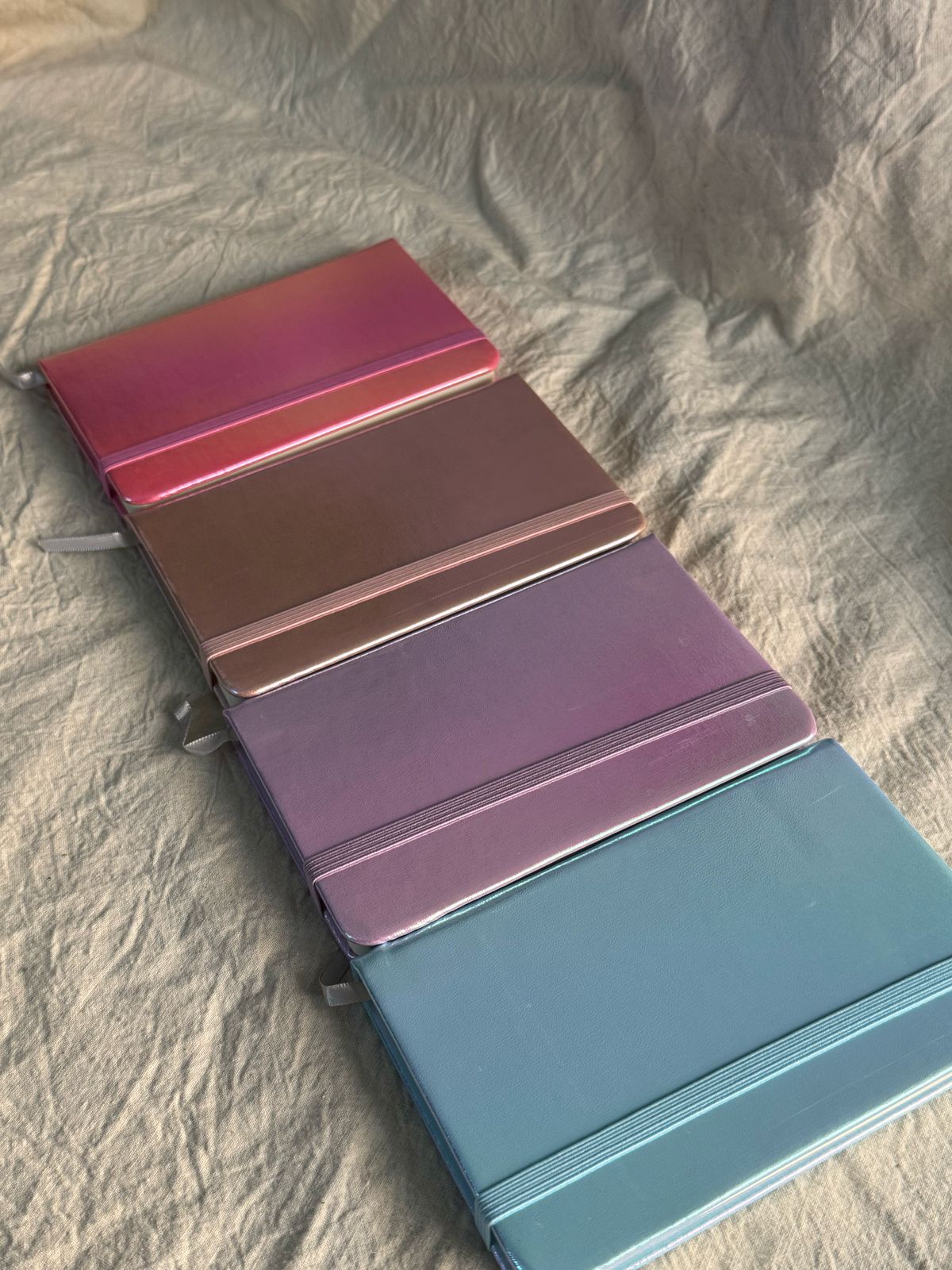 Shiny Holographic Diary – A6-Sized Sparkle