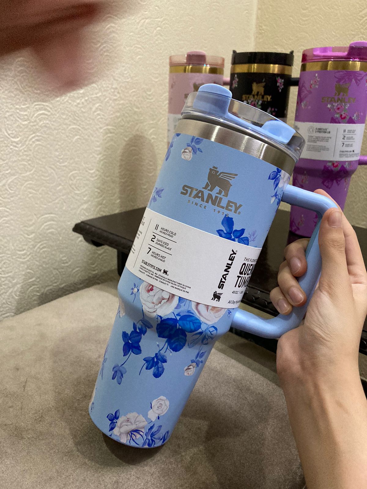 Stanley Floral Tumbler — Hot for Hours, Ice for Longer | Leak-Resistant & Cupholder-Ready