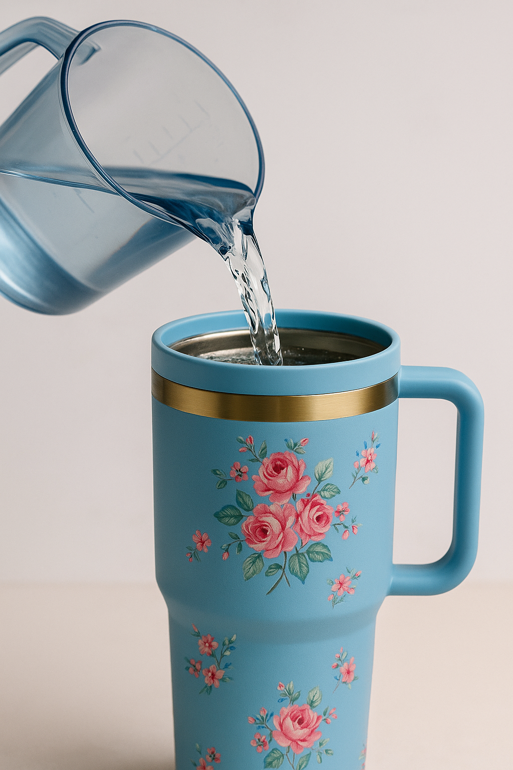 Stanley Floral Tumbler — Hot for Hours, Ice for Longer | Leak-Resistant & Cupholder-Ready