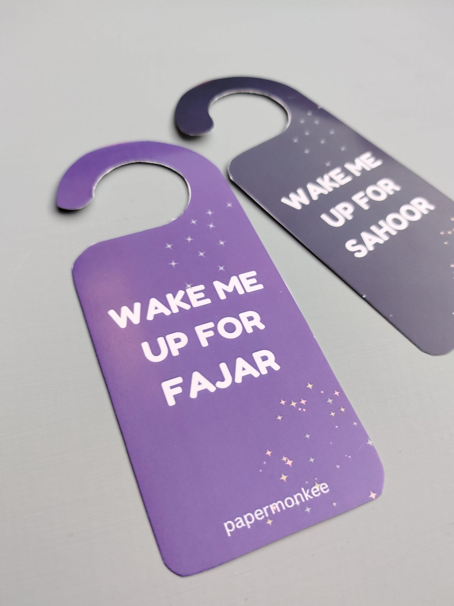 Ramadan Door Hangers - "Wake Me Up for Fajr" & "Wake Me Up for Sahoor"