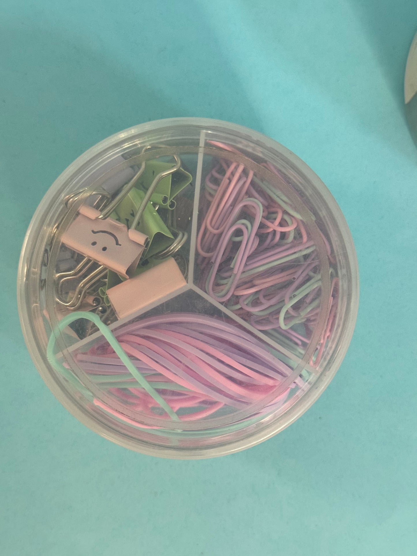 Cute Pack of paperclips and bands