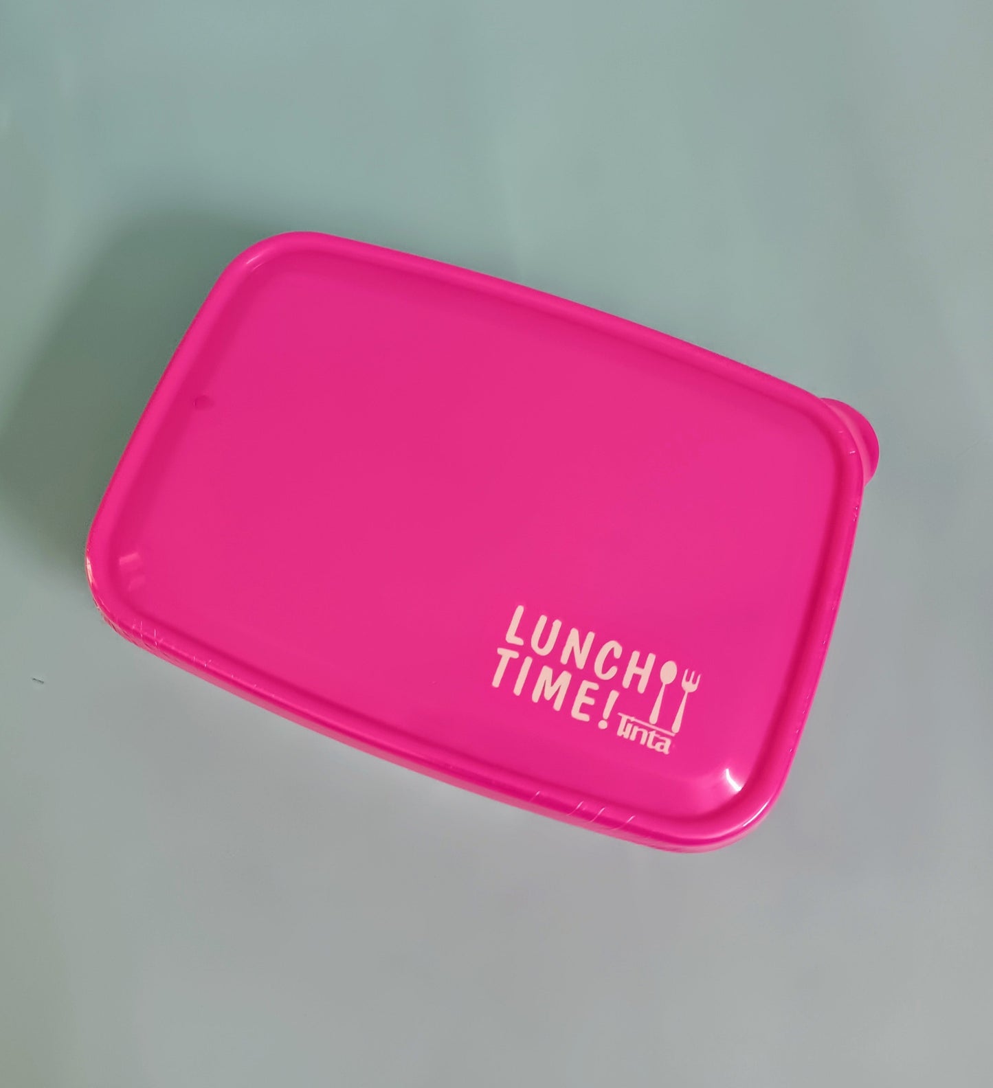 Rectangle Compartment Color Block Lunch Box