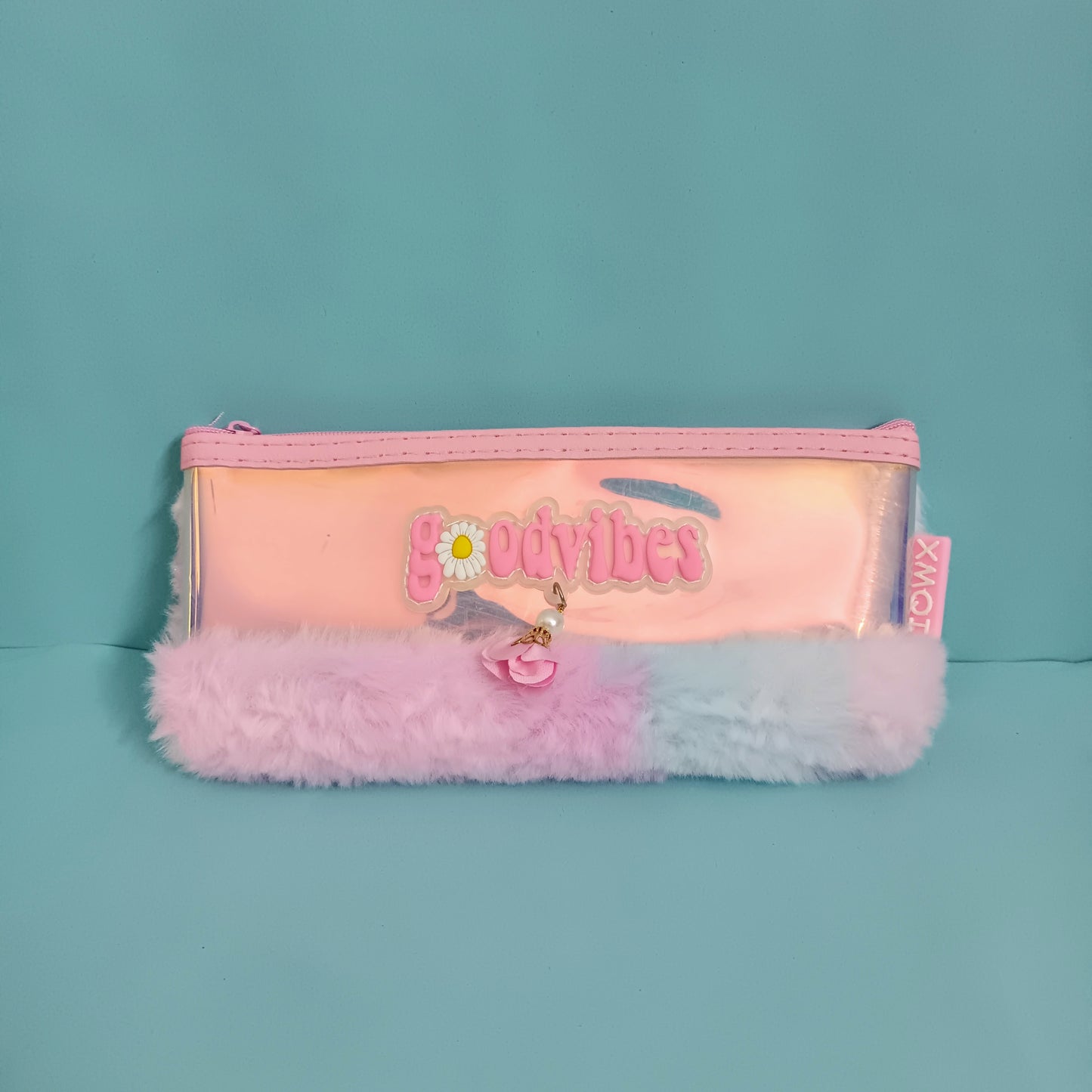 Good Vibes Fur Pencil Case