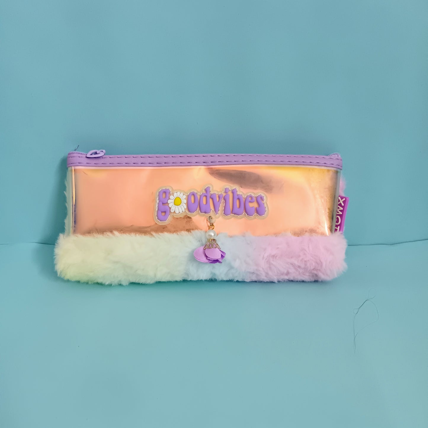 Good Vibes Fur Pencil Case