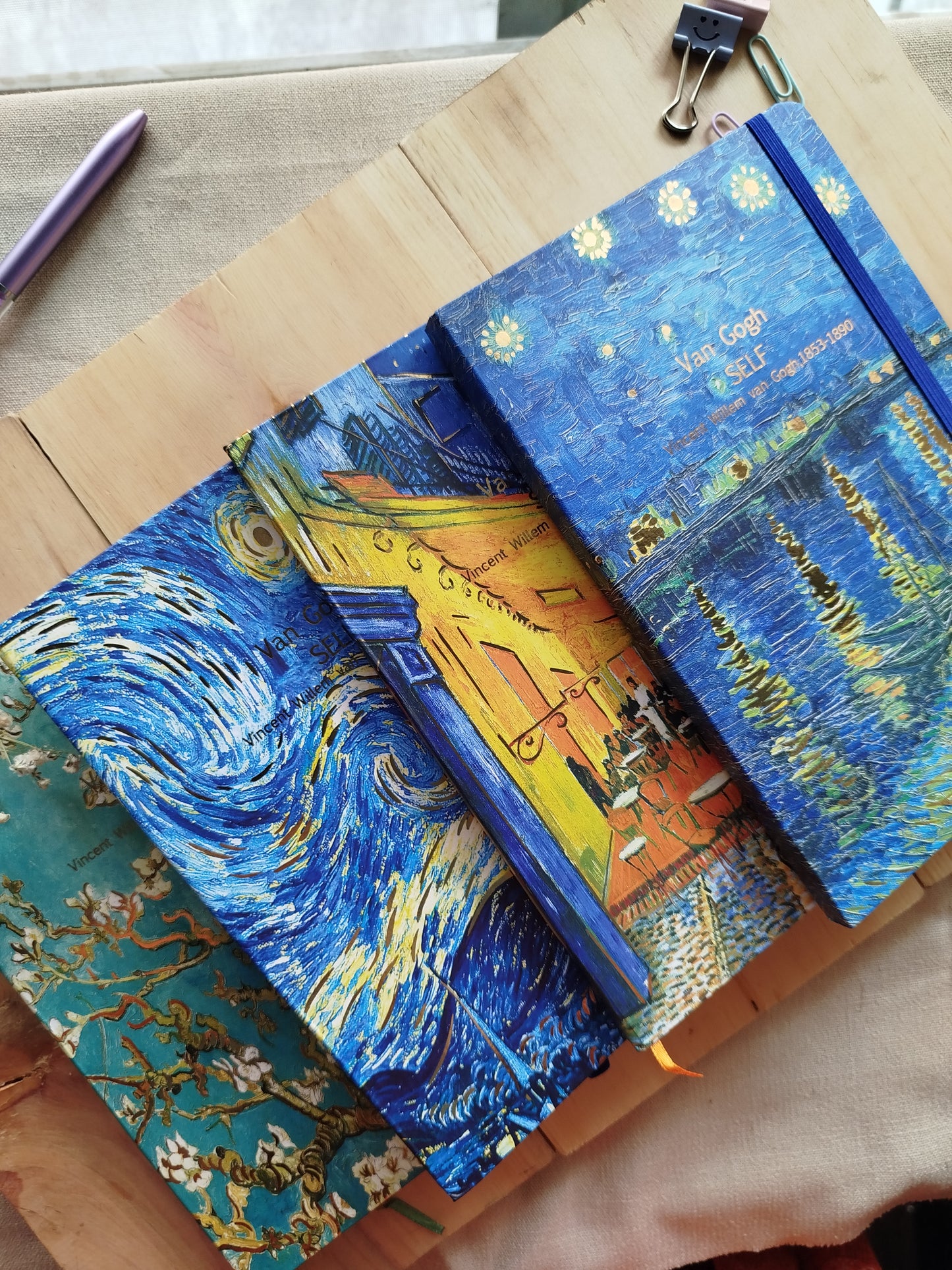 Van Gogh Inspired A5 Sized Diary