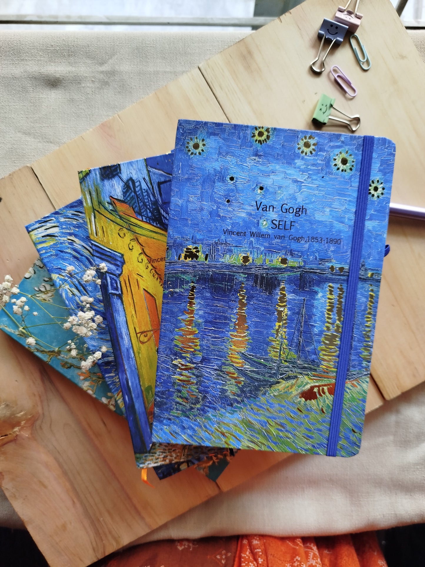 Van Gogh Inspired A5 Sized Diary