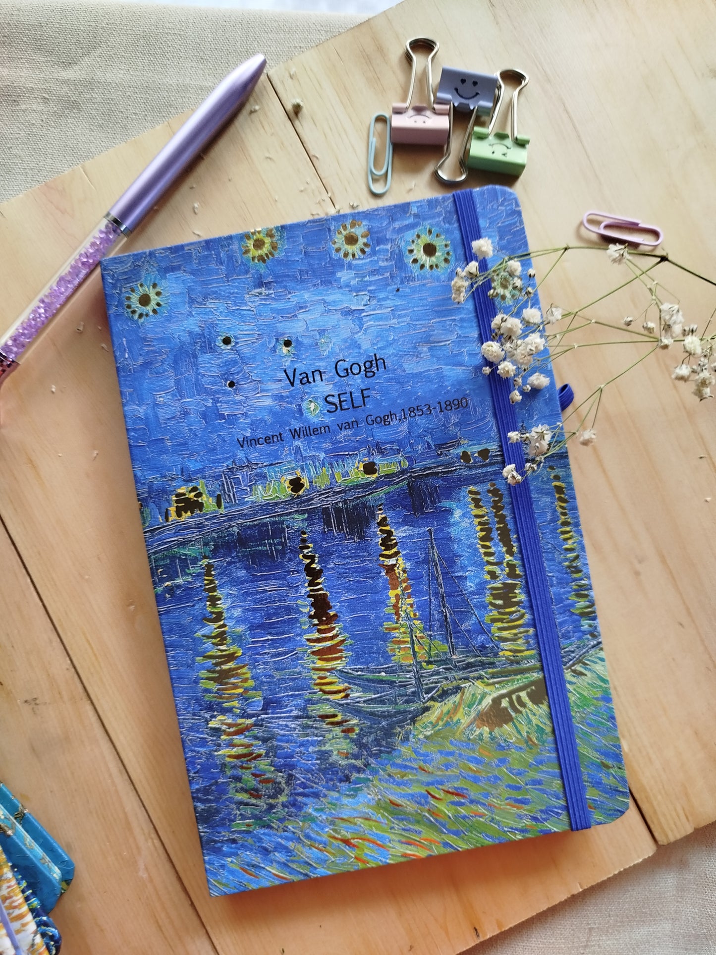 Van Gogh Inspired A5 Sized Diary