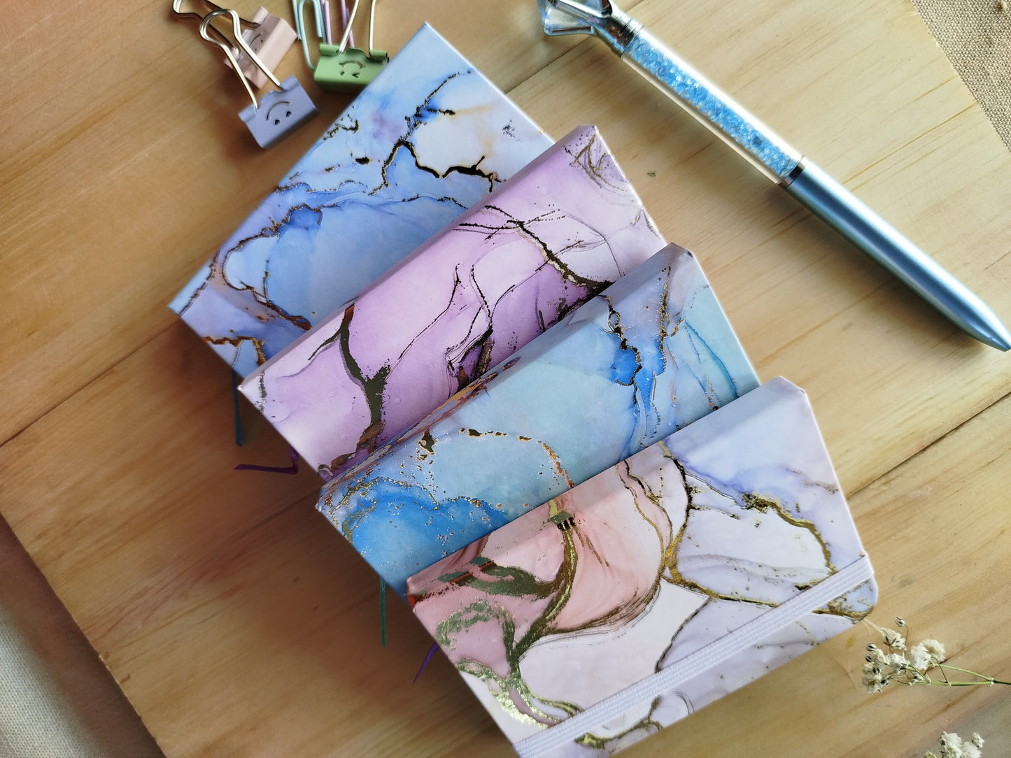 Marble Cover Pocket Sized Diary