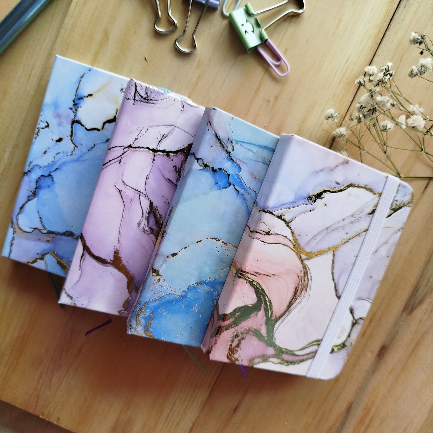 Marble Cover Pocket Sized Diary