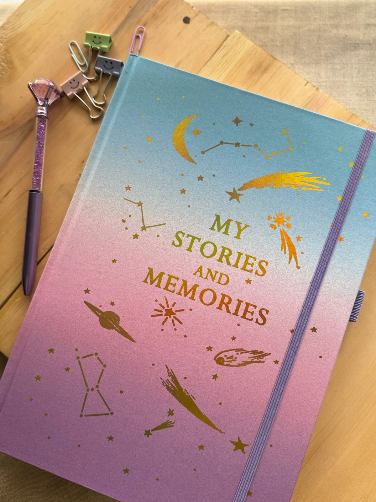 "My Stories and Memories" A4 Notebook