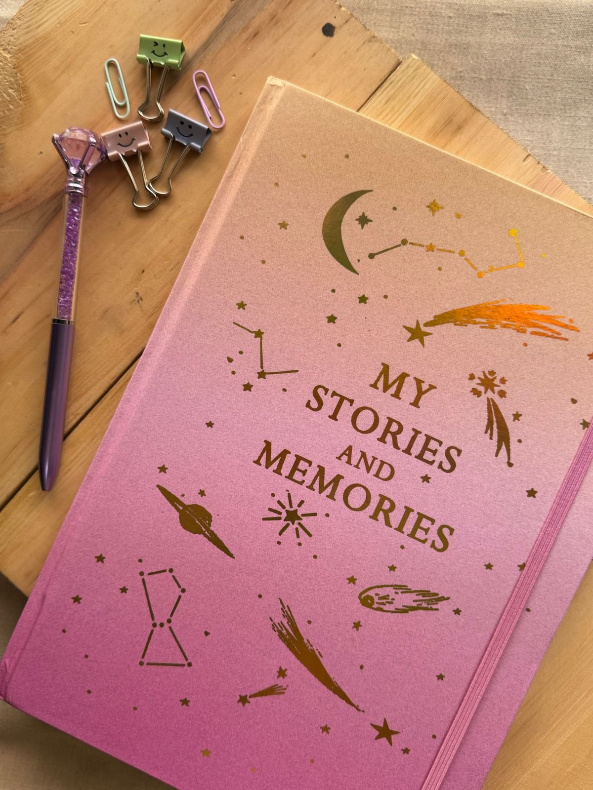 "My Stories and Memories" A4 Notebook