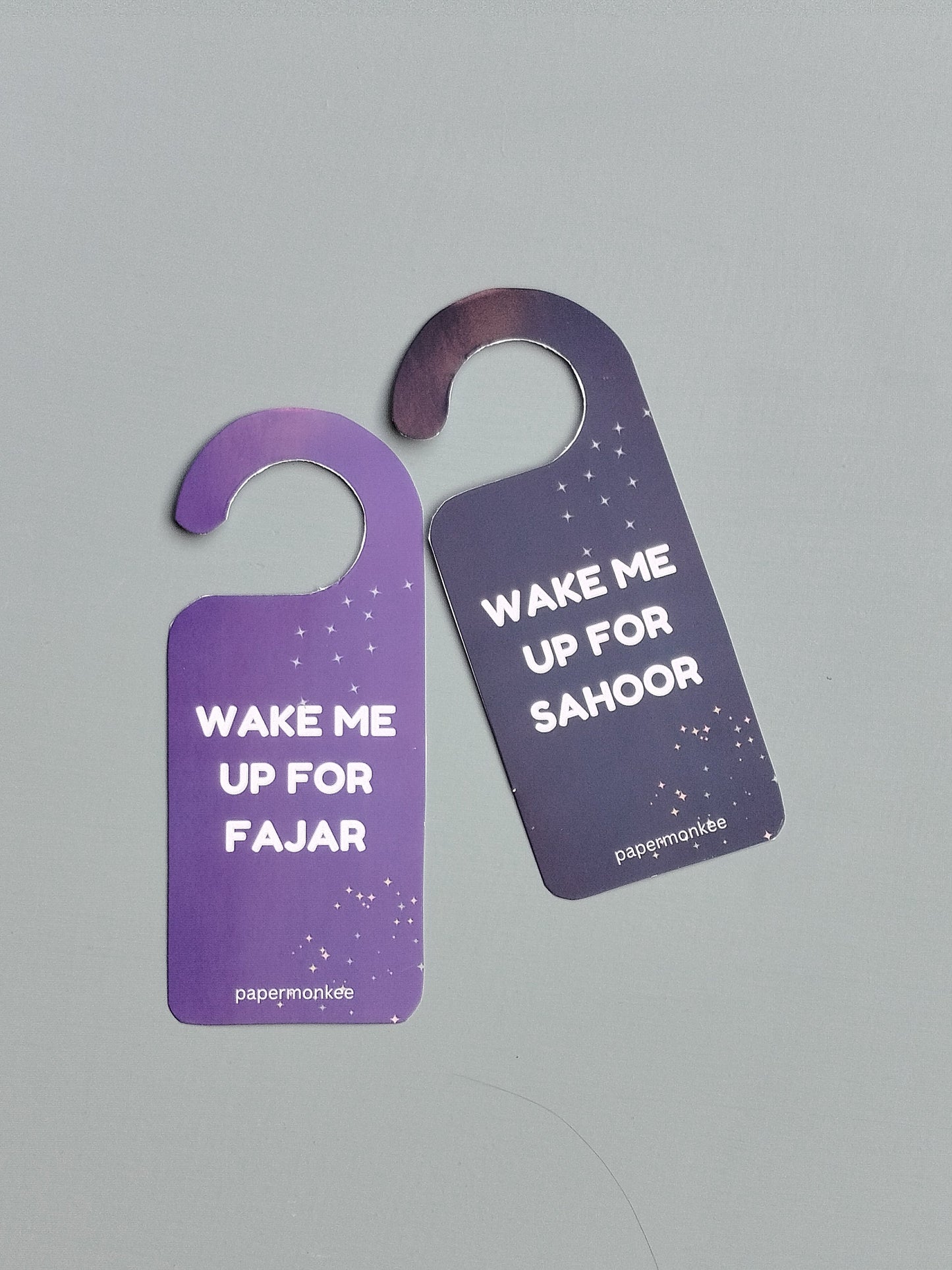 Ramadan Door Hangers - "Wake Me Up for Fajr" & "Wake Me Up for Sahoor"