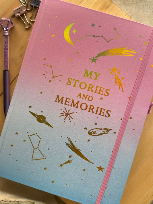 "My Stories and Memories" A4 Notebook