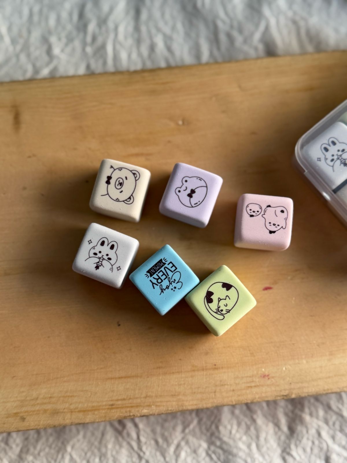 Candy Erasers – Box of 6 Mini Treats