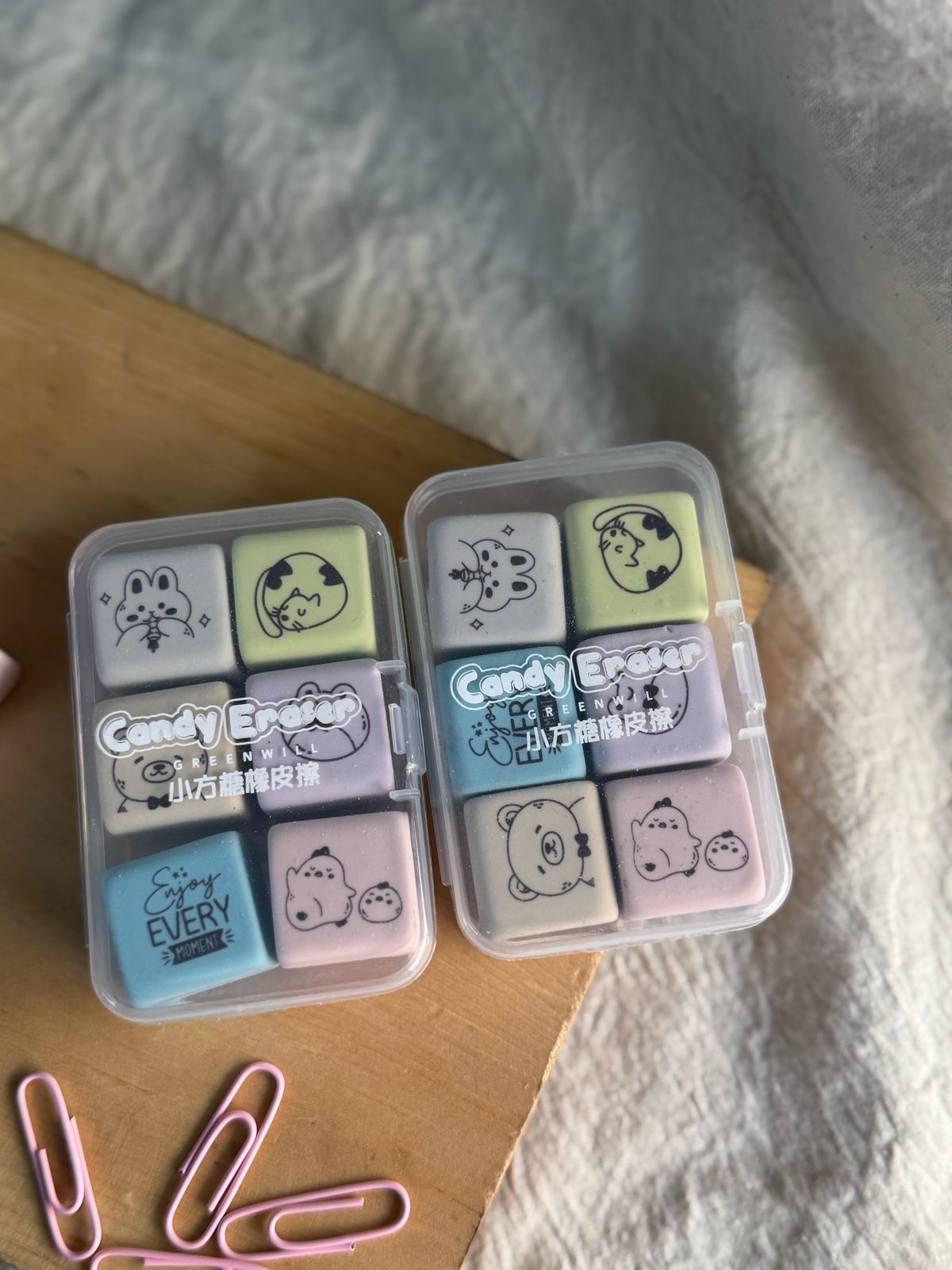 Candy Erasers – Box of 6 Mini Treats