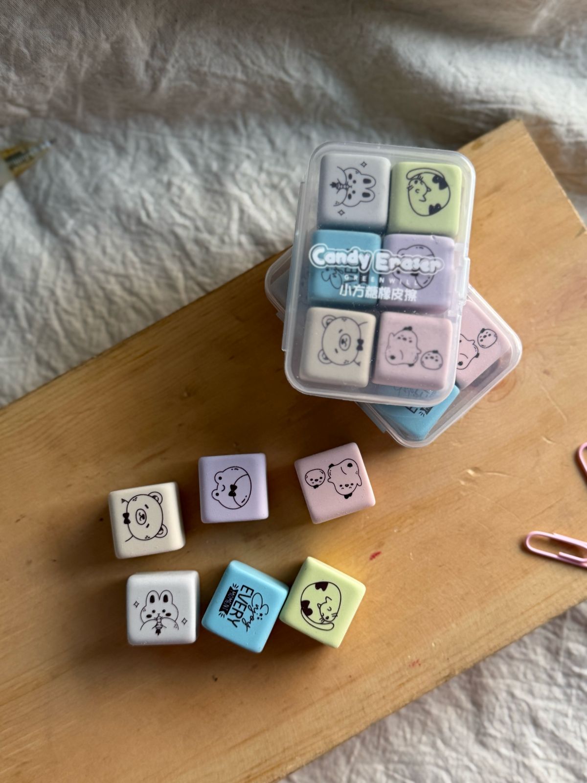 Candy Erasers – Box of 6 Mini Treats